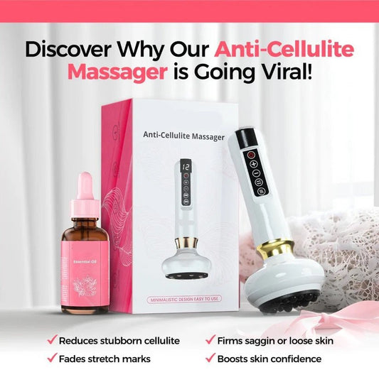 VitaSculpt™ Cellulite Relief Kit with Anti-Cellulite Massager and Oil.