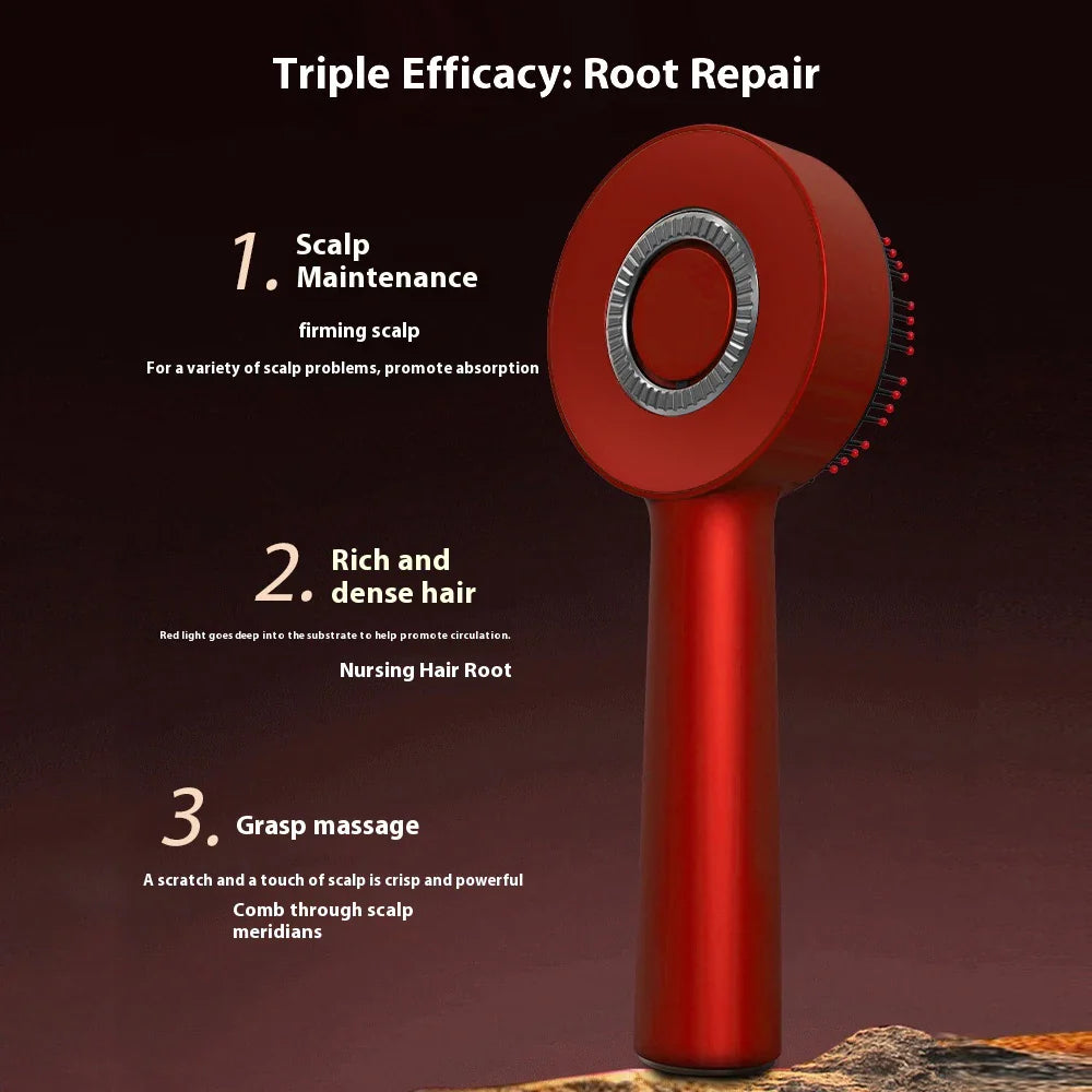 Revellia Hair Therapy device with features for scalp maintenance, hair richness, and grasp massage.